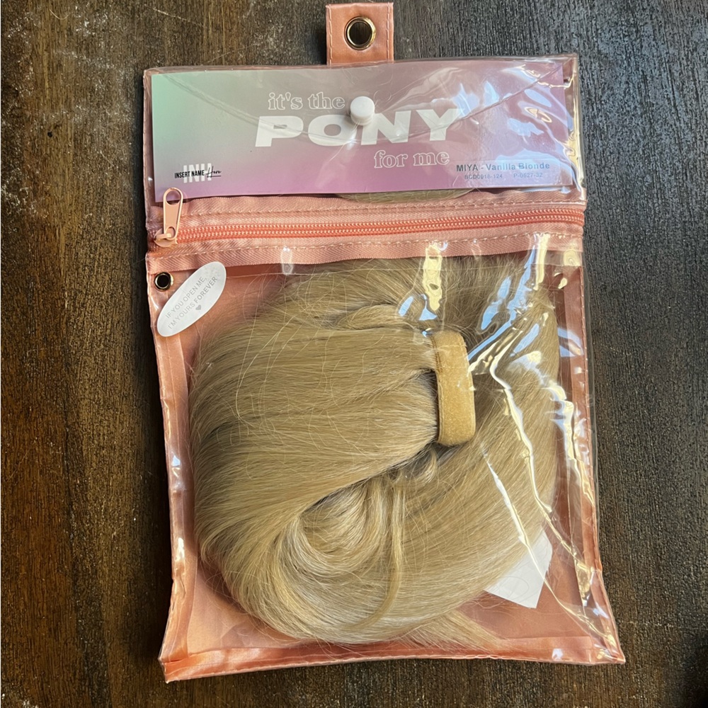 INH 26” ponytail extension light blonde
